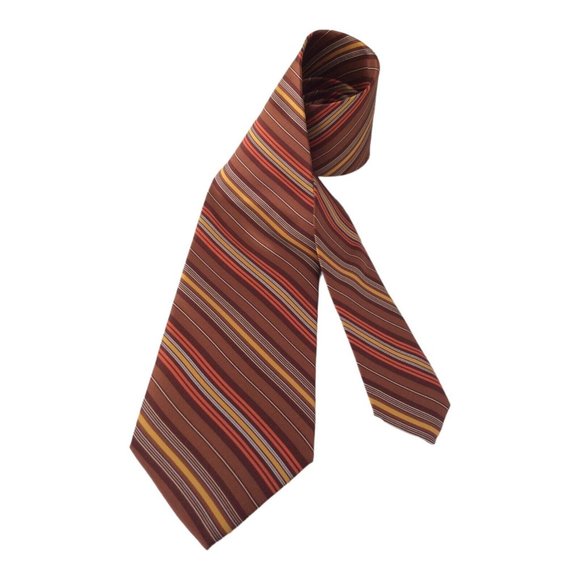 VITALIANO PANCALDI Multicolor Striped Silk Tie Made In Italy  58"/3".3/4 EX CON - Picture 2 of 6